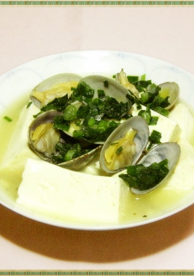 あさりと豆腐の中華風煮込み-レシピのメイン写真