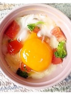 朝食に!簡単ココット-レシピのメイン写真