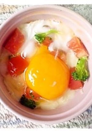 朝食に！簡単ココット-レシピのメイン写真
