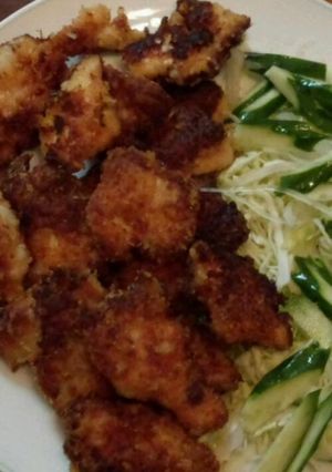 フライパンde鶏胸肉のカレー風味カツ-レシピのメイン写真