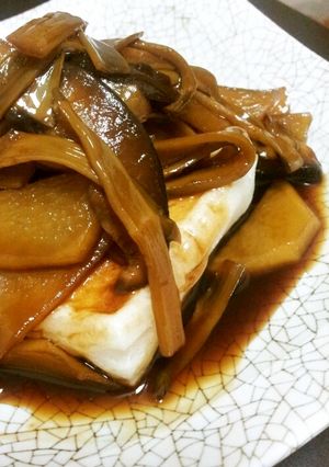 お箸が止まらない☆ウドのつけダレde焼餅-レシピのメイン写真