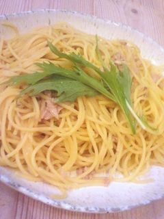 ツナ缶で和風パスタ-レシピのメイン写真