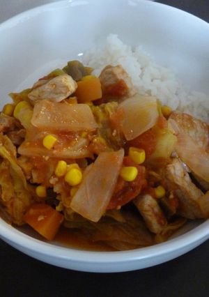 トマトポーク煮込み-レシピのメイン写真