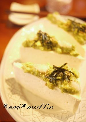 塩こうじで♪まろやかアボ冷や奴-レシピのメイン写真