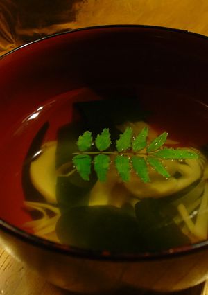 若竹汁☆簡単☆タケノコとワカメのすまし汁-レシピのメイン写真