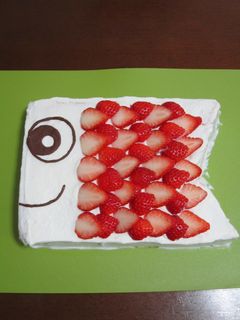 こどもの日♪こいのぼりケーキ☆-レシピのメイン写真