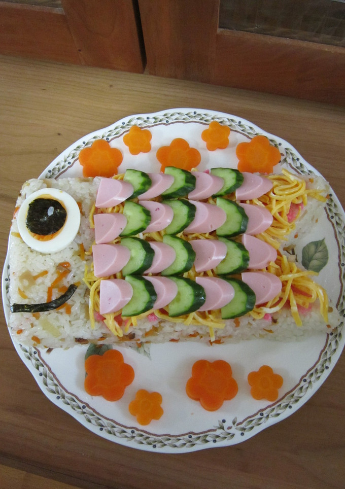 こどもの日♪こいのぼりちらしずし☆-レシピのメイン写真