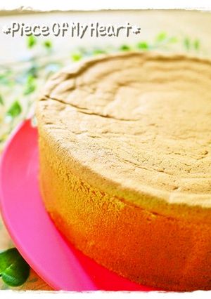 簡単ふわふわスポンジケーキ！シフォン風♪-レシピのメイン写真