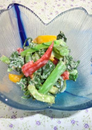 大根菜とパプリカのサラダ-レシピのメイン写真