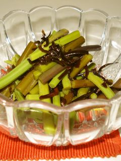 わらびと塩昆布の和え物-レシピのメイン写真