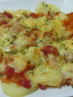 じゃがいものトマトチーズ焼き-レシピのメイン写真