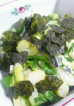 胡麻油香るセロリときゅうり炒め-レシピのメイン写真