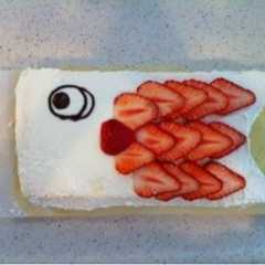 ＊鯉のぼりケーキ＊-レシピのメイン写真