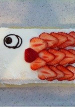 ＊鯉のぼりケーキ＊-レシピのメイン写真
