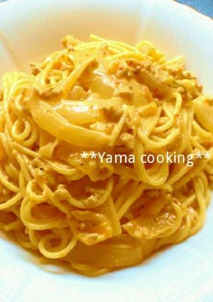 キムチのクリームパスタ☆-レシピのメイン写真