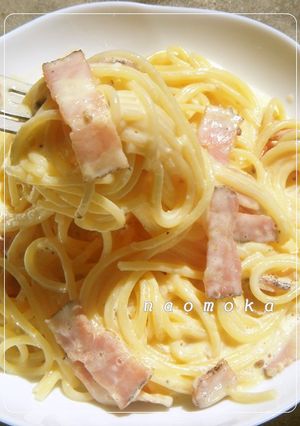 超簡単♪濃厚♡カルボナーラ-レシピのメイン写真