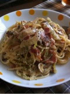 簡単☆クリームパスタ-レシピのメイン写真