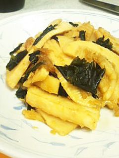 筍とわかめの生姜焼き風〜-レシピのメイン写真