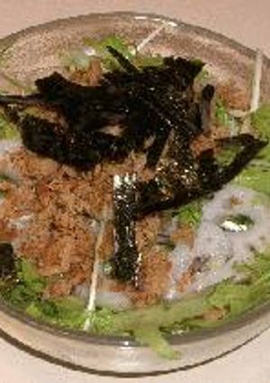 水菜とレンコンのサラダ-レシピのメイン写真