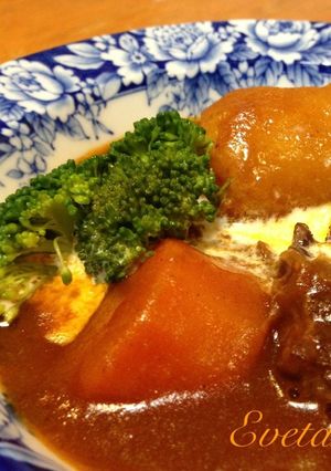 圧力鍋で作る赤ワインの簡単ビーフシチュー-レシピのメイン写真