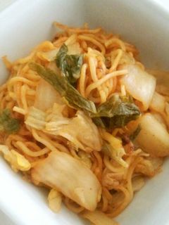 キムチ焼きそば-レシピのメイン写真