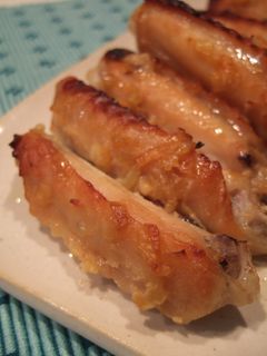 ぬって焼くだけ♥手羽中のネギ味噌焼き-レシピのメイン写真