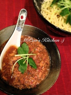 簡単おいしい♪サバ缶で本格つけ麺!!-レシピのメイン写真