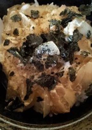 お揚げを入れたたまご丼-レシピのメイン写真