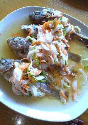 新玉ねぎで魚屋さん塩麹メバル南蛮漬け-レシピのメイン写真