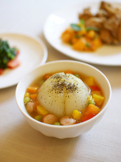 新玉ねぎのまるごとコンソメ煮-レシピのメイン写真
