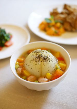 新玉ねぎのまるごとコンソメ煮-レシピのメイン写真