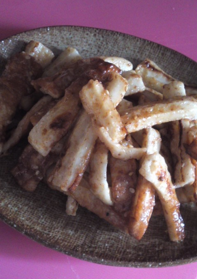 給料日前に♪おいしい！ちくわのマヨ炒め☆-レシピのメイン写真