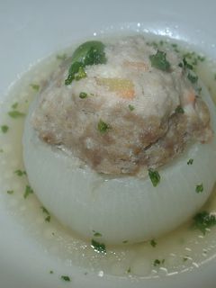 新玉ねぎのあいびき肉詰め煮-レシピのメイン写真