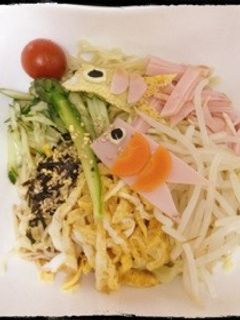 こどもの日に♡こいのぼり冷し中華-レシピのメイン写真
