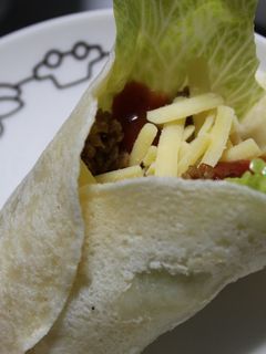 お手軽!メキシカン風コナモン手巻き-レシピのメイン写真