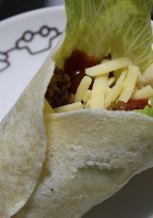 お手軽！メキシカン風コナモン手巻き-レシピのメイン写真