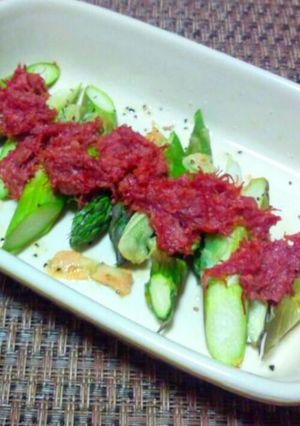 アスパラとにんにくのオーブン焼き-レシピのメイン写真