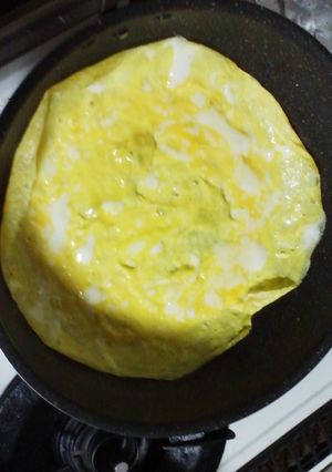 失敗しない！破けない！オムライスの卵-レシピのメイン写真