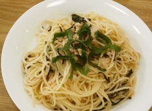 一人御膳□ツナとふじっ子のパスタ-レシピのメイン写真