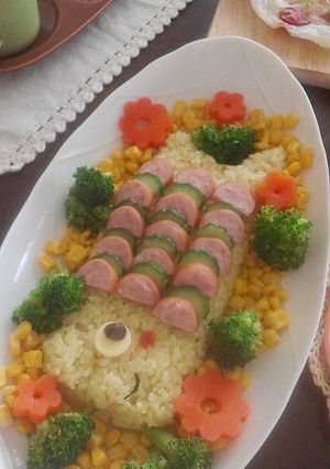 子どもの日☆鯉のぼりの簡単洋風散らし寿司-レシピのメイン写真