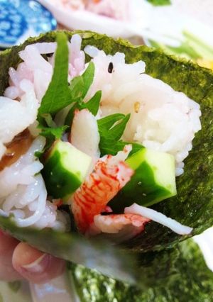 ちらし寿司の素で簡単~☆手巻き寿司-レシピのメイン写真
