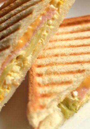 100スキでパニーニ♪（ホットサンド-レシピのメイン写真