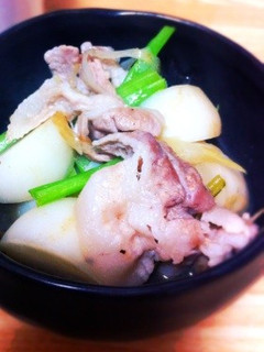 ♡豚バラとかぶのさっと煮♡-レシピのメイン写真