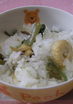 山菜ごはん-レシピのメイン写真