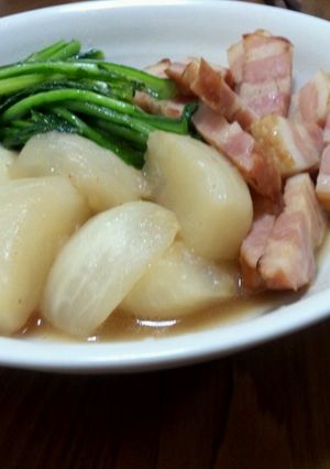 カブとベーコンのコンソメ煮-レシピのメイン写真