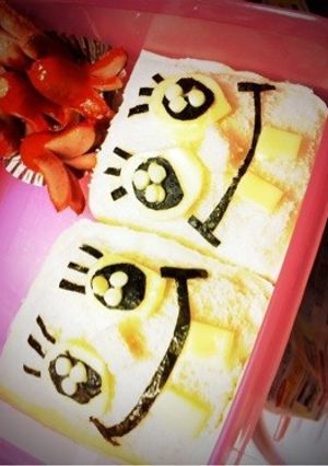 スポンジボブのサンドイッチ-レシピのメイン写真