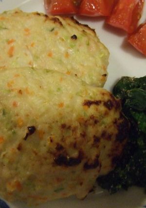 鶏のささみの塩麹バーグ-レシピのメイン写真