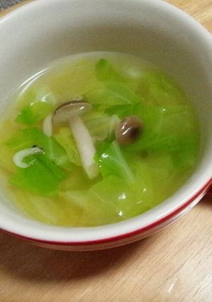 キャベツと干しえびのスープ-レシピのメイン写真