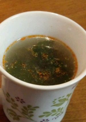 自分で作るｲﾝｽﾀﾝﾄわかめｽｰﾌﾟ-レシピのメイン写真