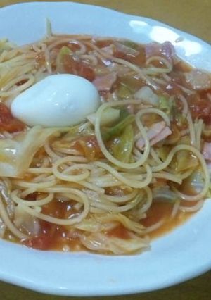 カットトマト缶パスタ-レシピのメイン写真